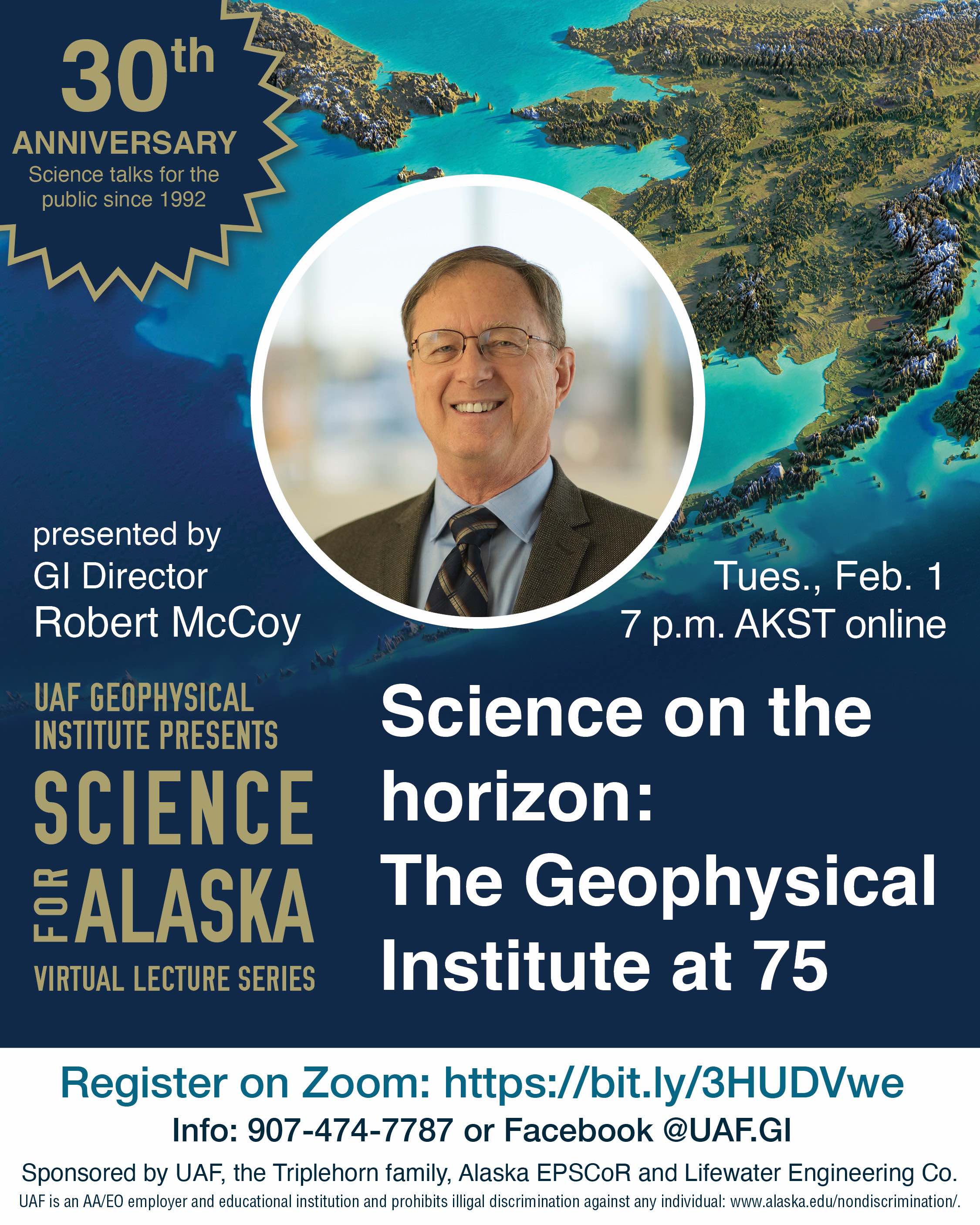 Robert McCoy Science for Alaska lecture