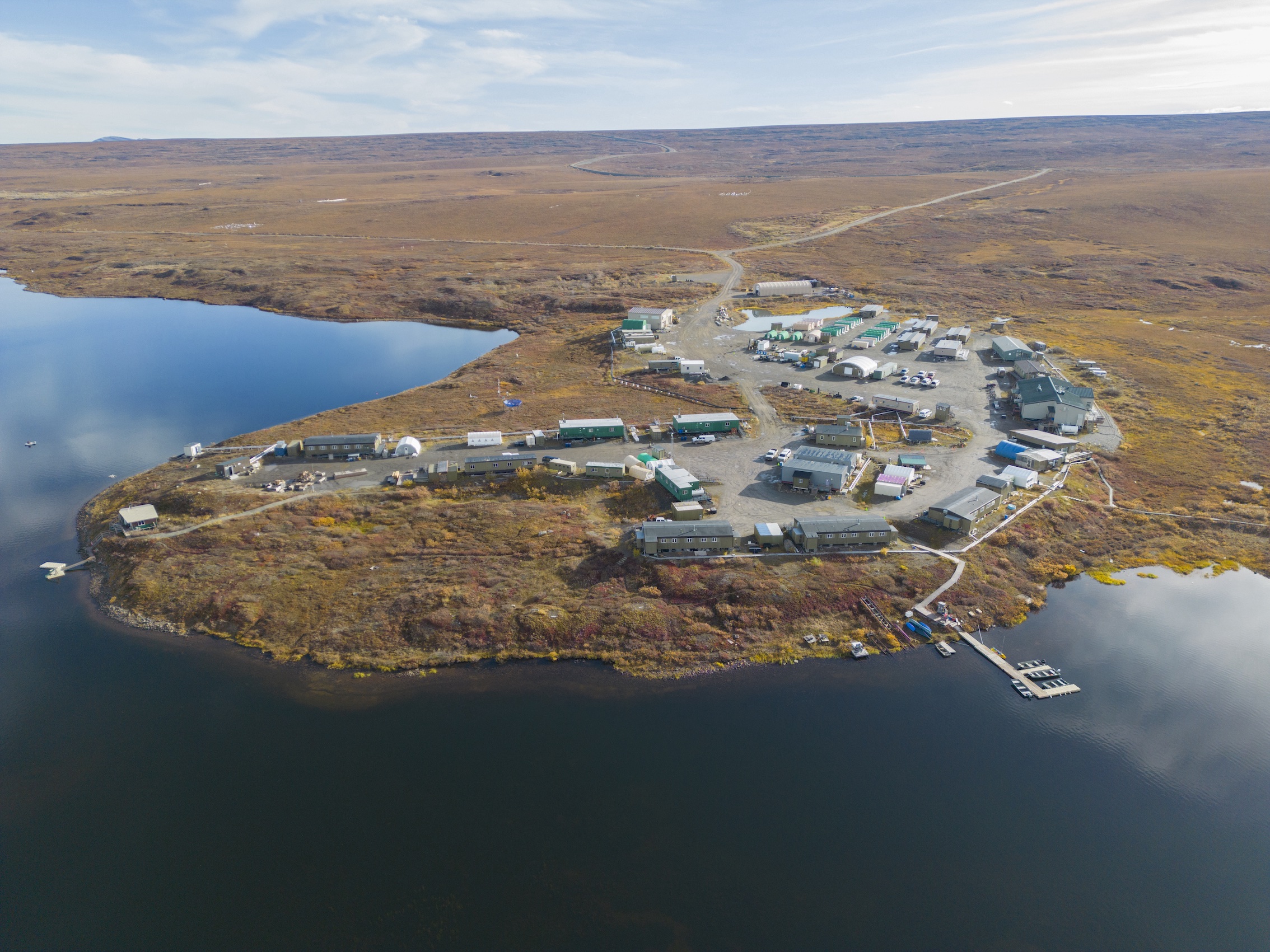 Toolik Field Station sits by Toolik Lake on Alaska’s North Slope in September 2023. 