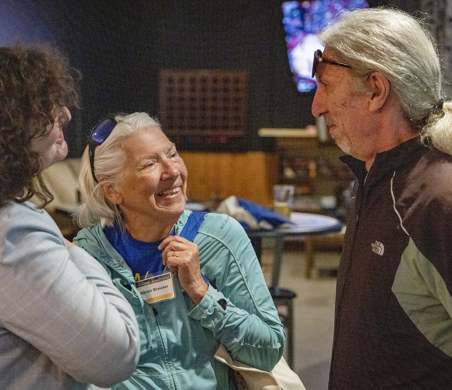 Achim and Karen Brauser, participants in the OLLI seminars, attend Nanook Rendezvous 2024. 