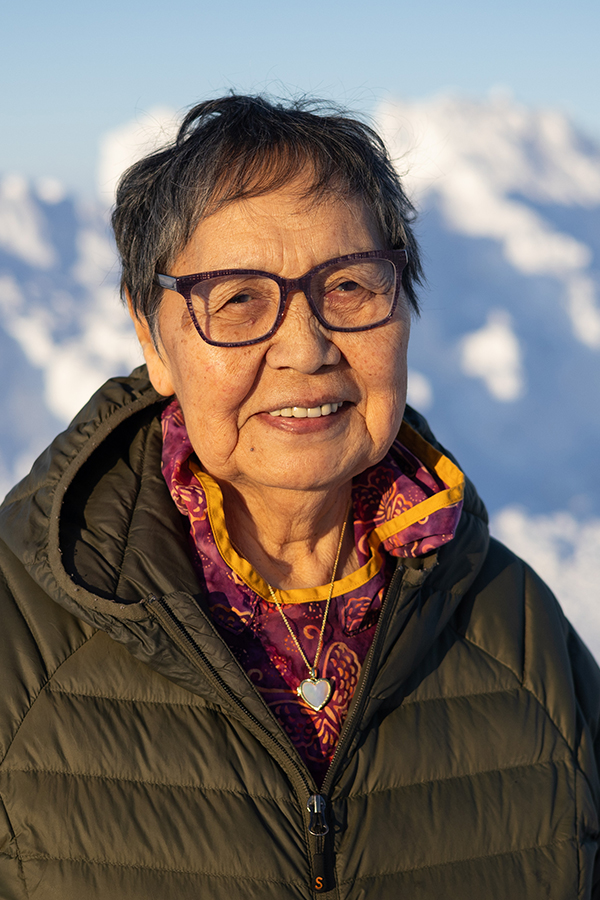 Head and shoulders portrait of Aġnik Polly Schaeffer