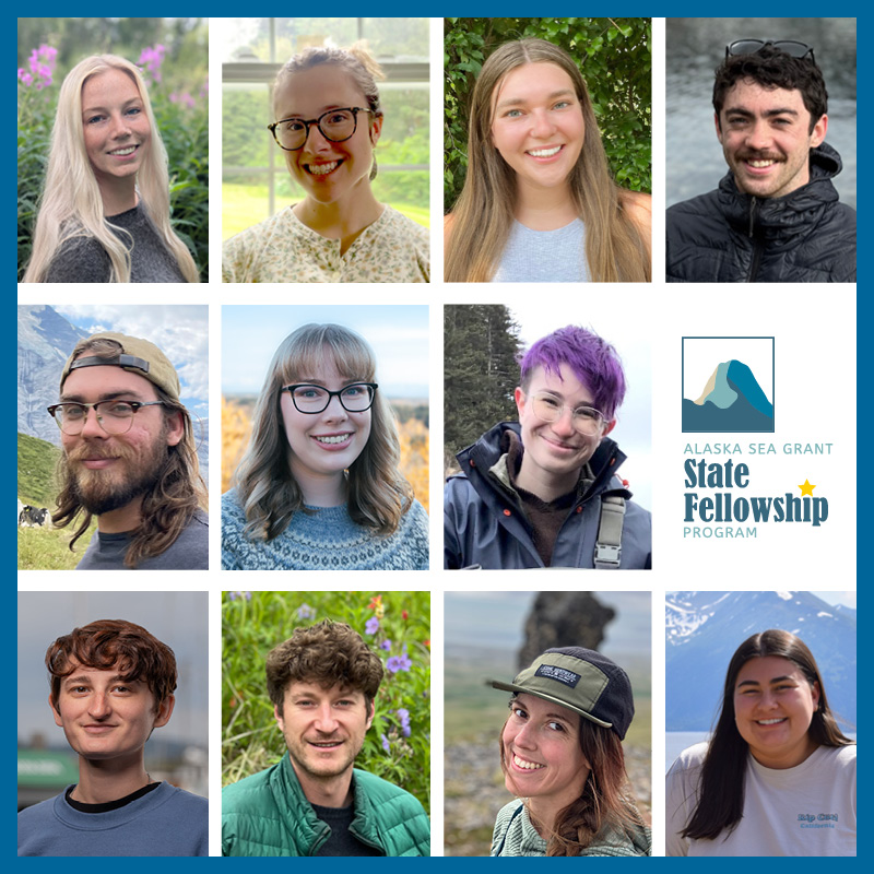 2025 Alaska Sea Grant State Fellowship cohort