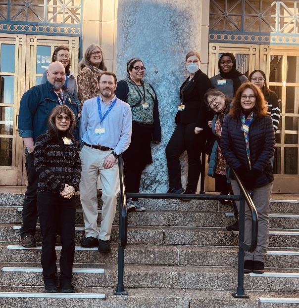 Students during a trip to Juneau.