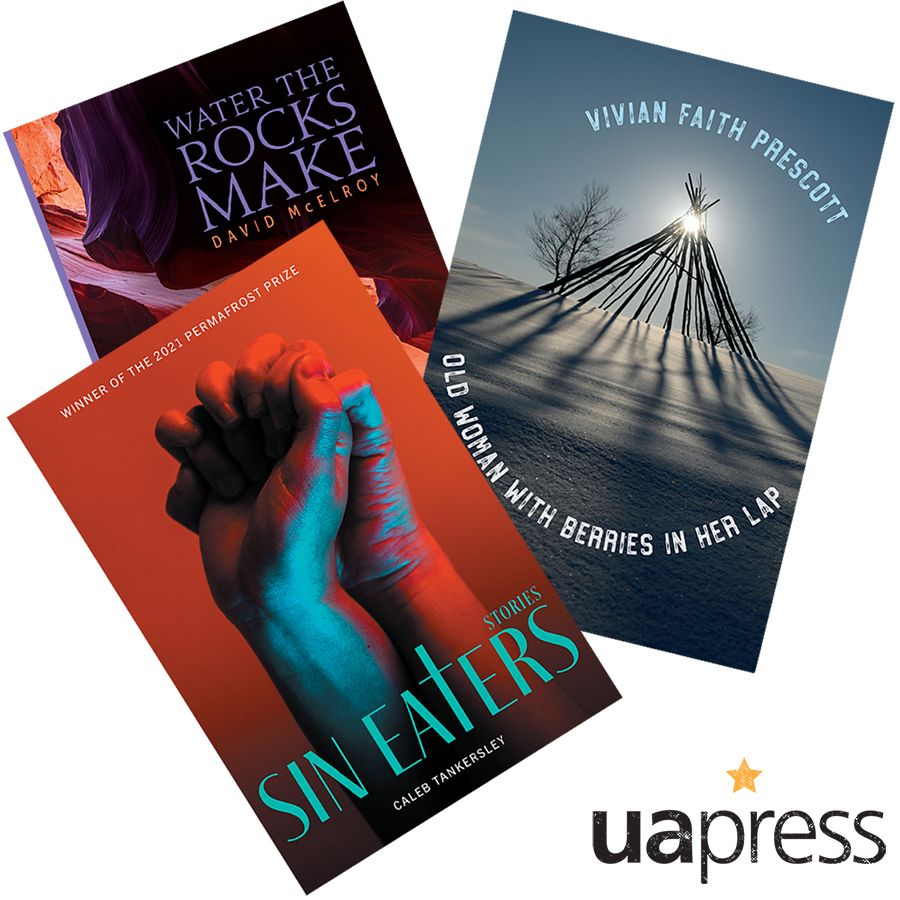 a graphic showing the covers of three books