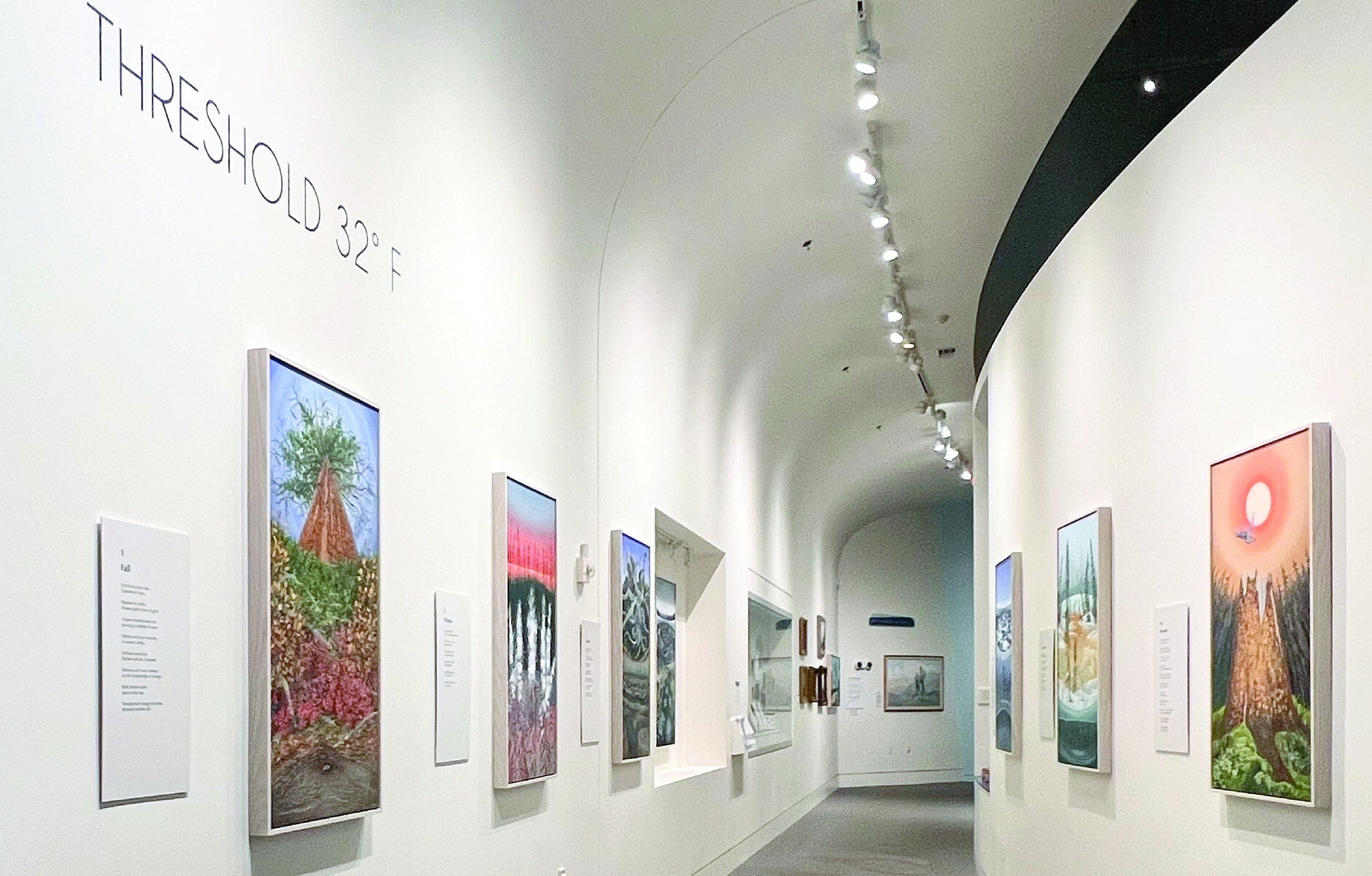Threshold 32 Fahrenheit is on display in the museum's Our Own Perspectives Gallery. UAMN photo.