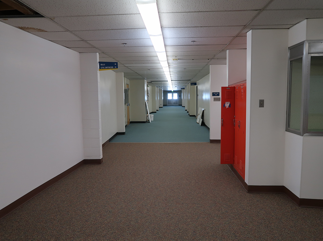 The University Park south corridor on March 10, 2026.