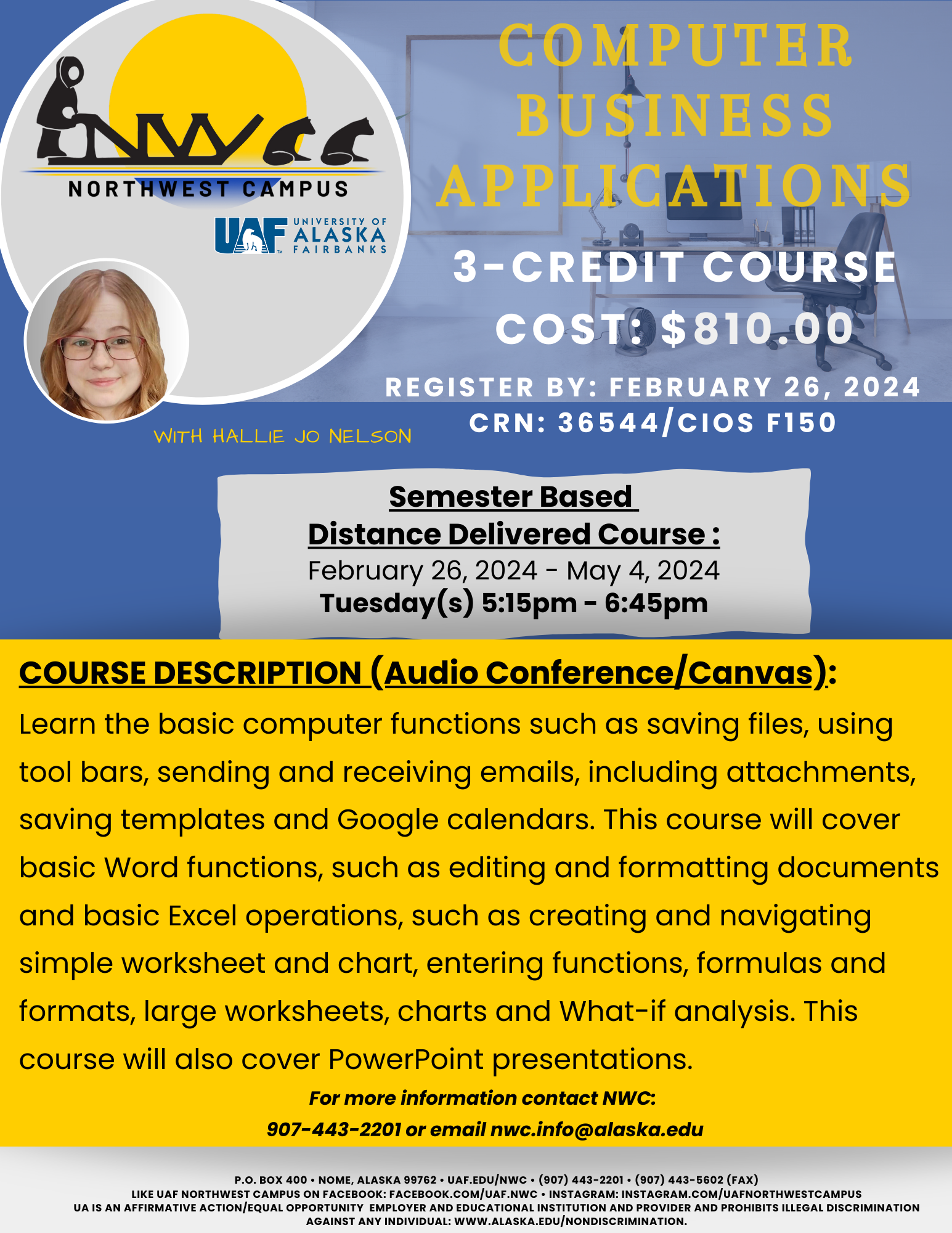 Computer Business Applications Flyer