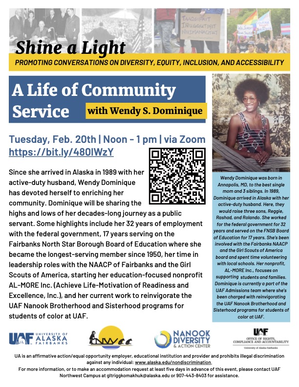 A Life of Community Service Flyer