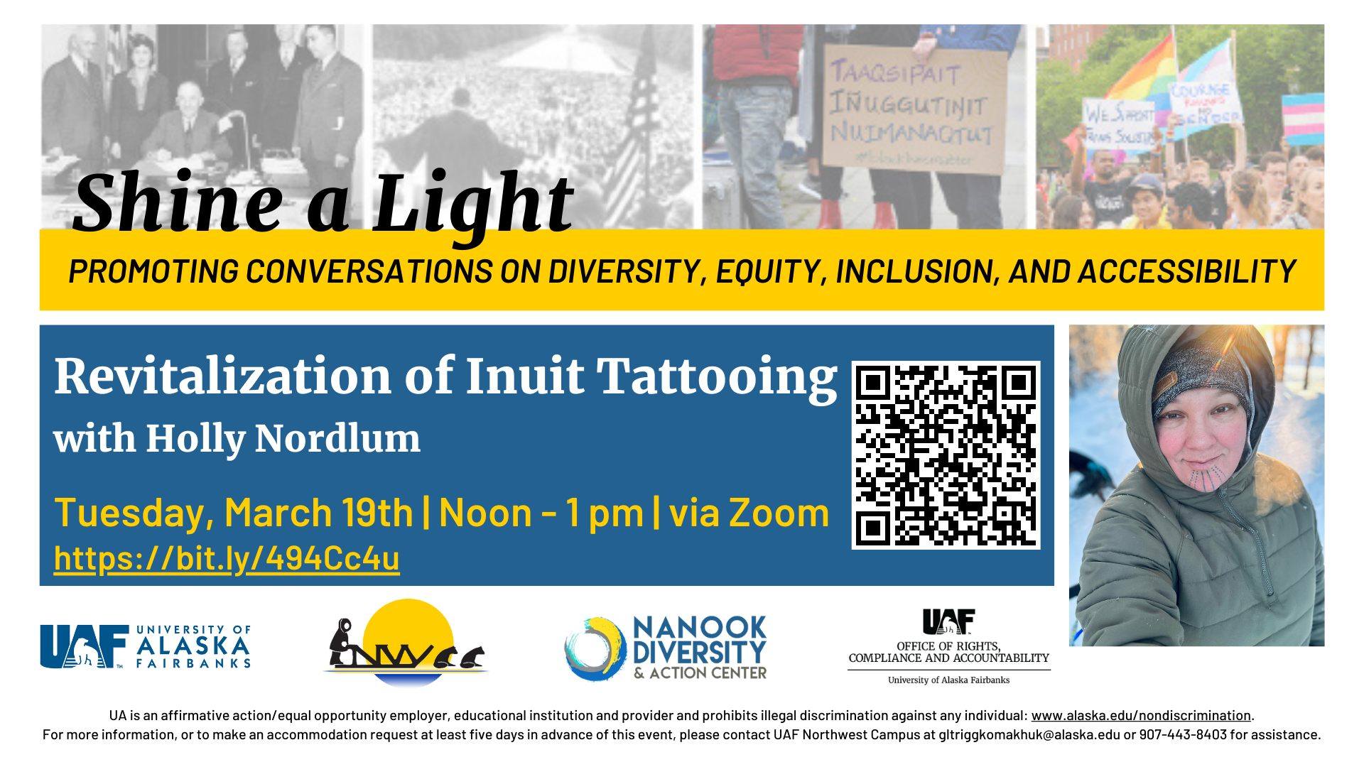 Revitalization of Inuit Tattooing Flyer