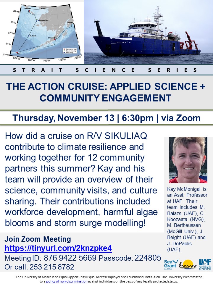 The Action Cruise: Applied Science + Community Engagement Flyer