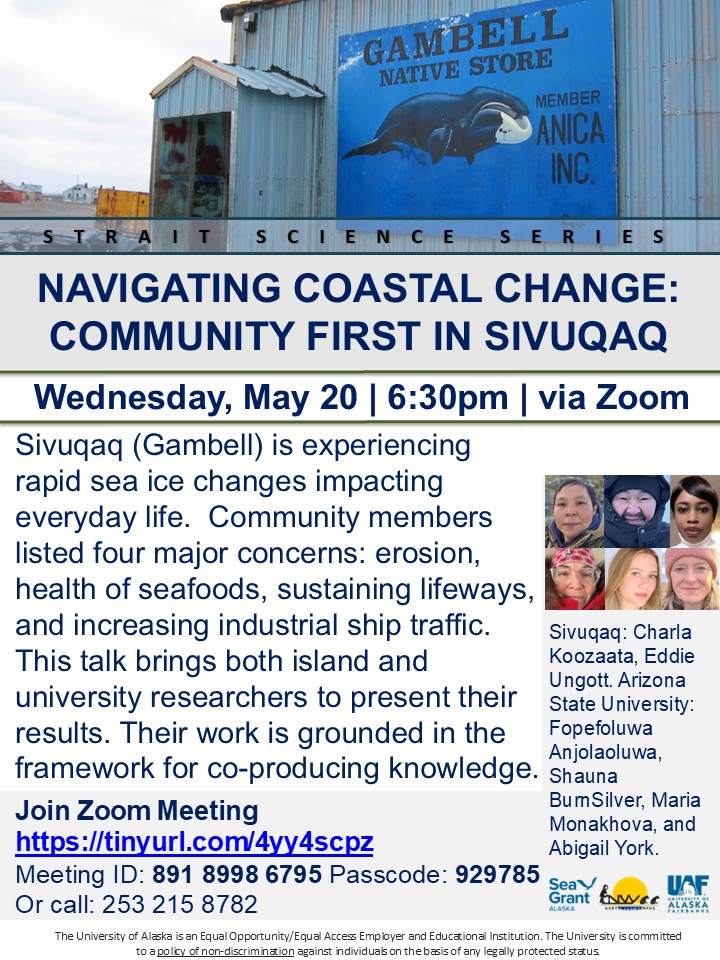 Navigating Coastal Change: Community First in Sivuqaq Flyer