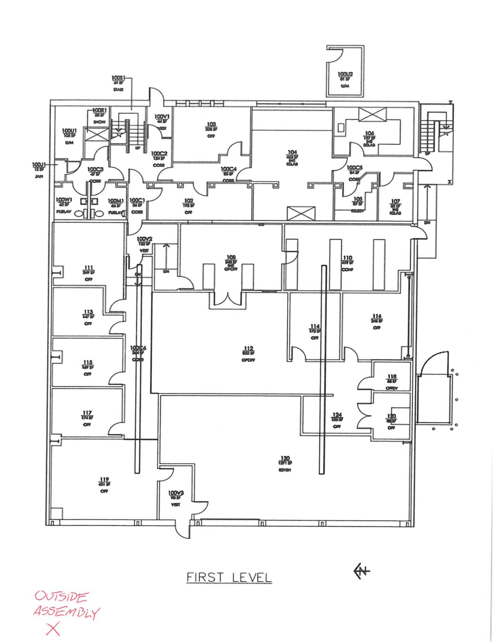 EHSRM building floor plan image