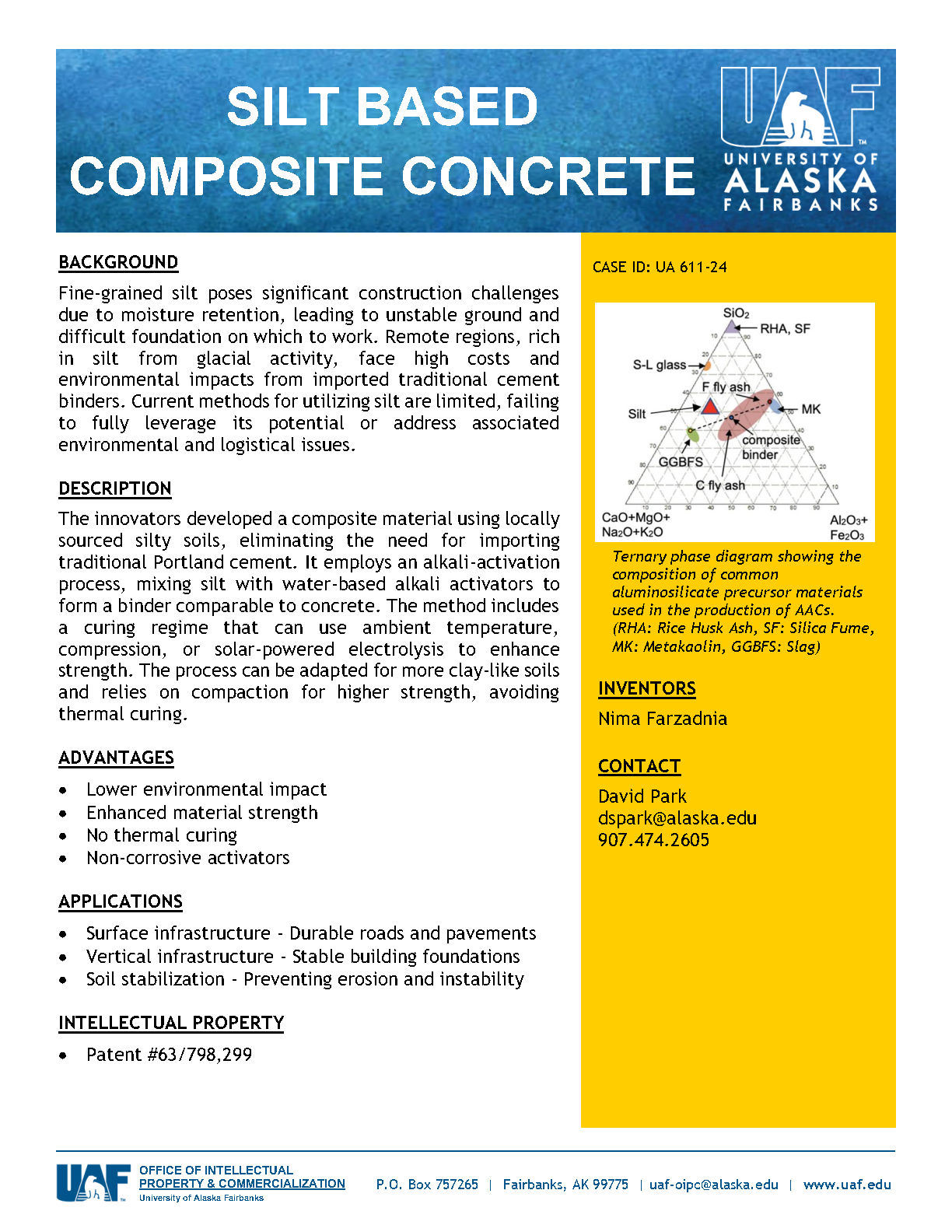NCS - Silt based composite for construction