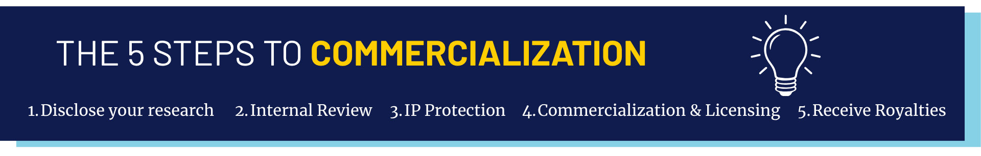 commercialization steps