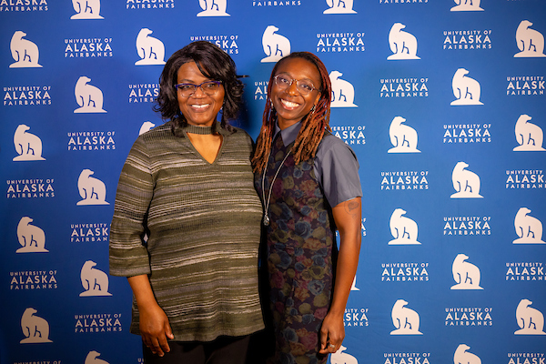 Photobooth: OGCA director Lisa Allen and tech transfer associate Stephanie Wright