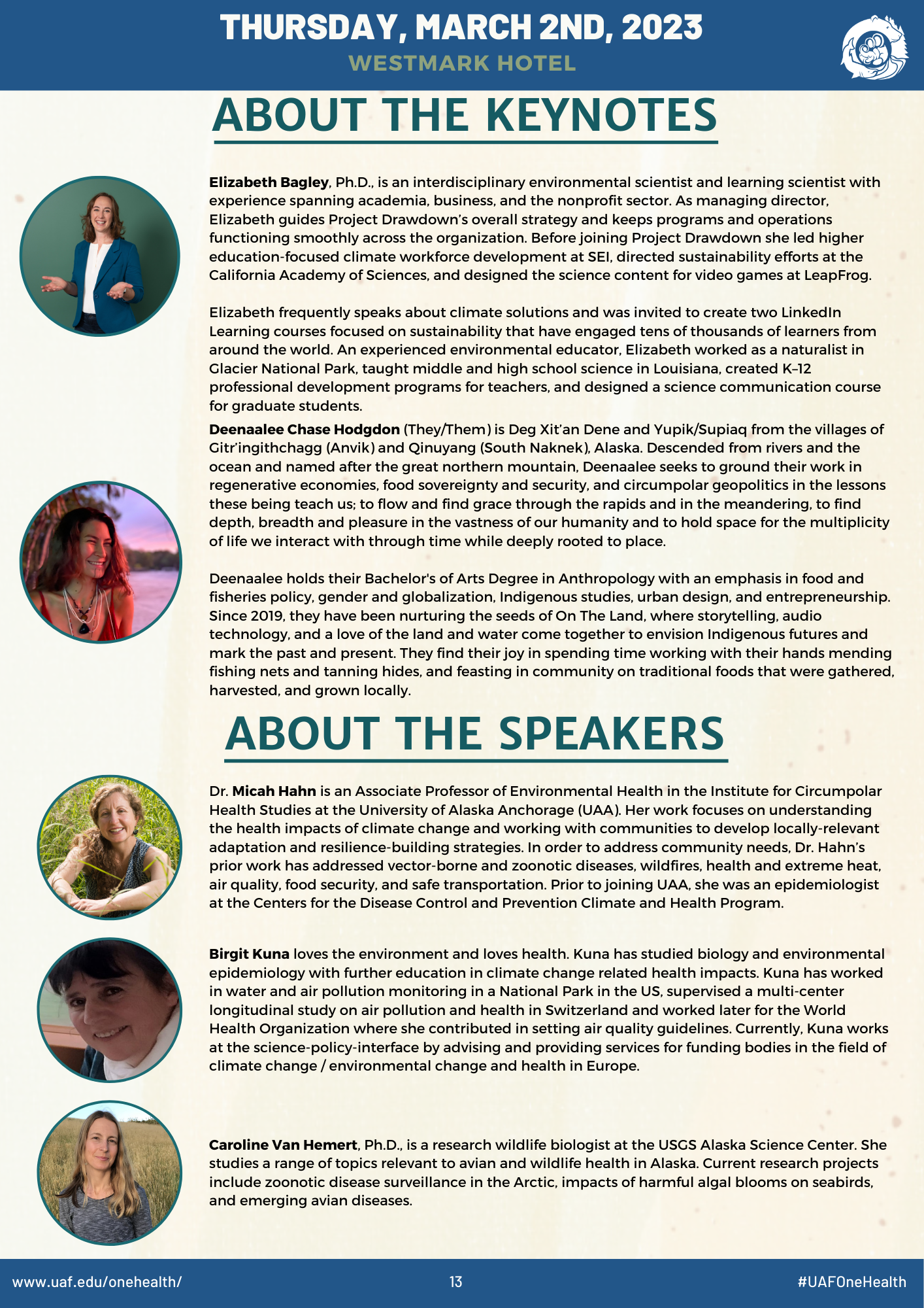 Thurs Keynotes & Speakers