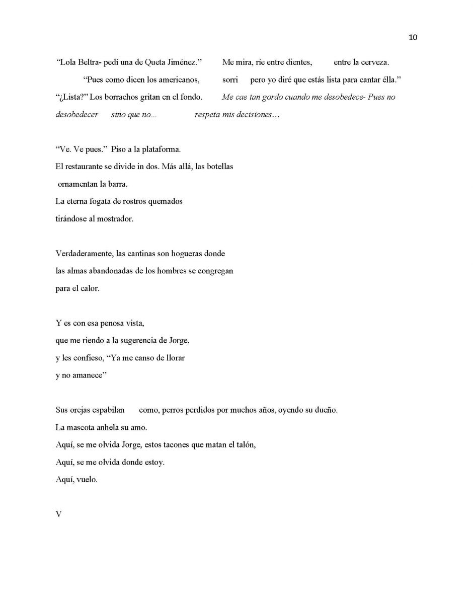 13 Ways of Looking at Paloma Negra, page 10