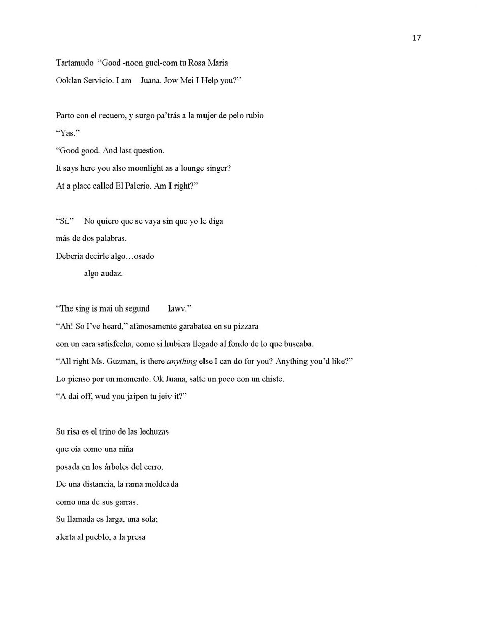 13 Ways of Looking at Paloma Negra, page 17
