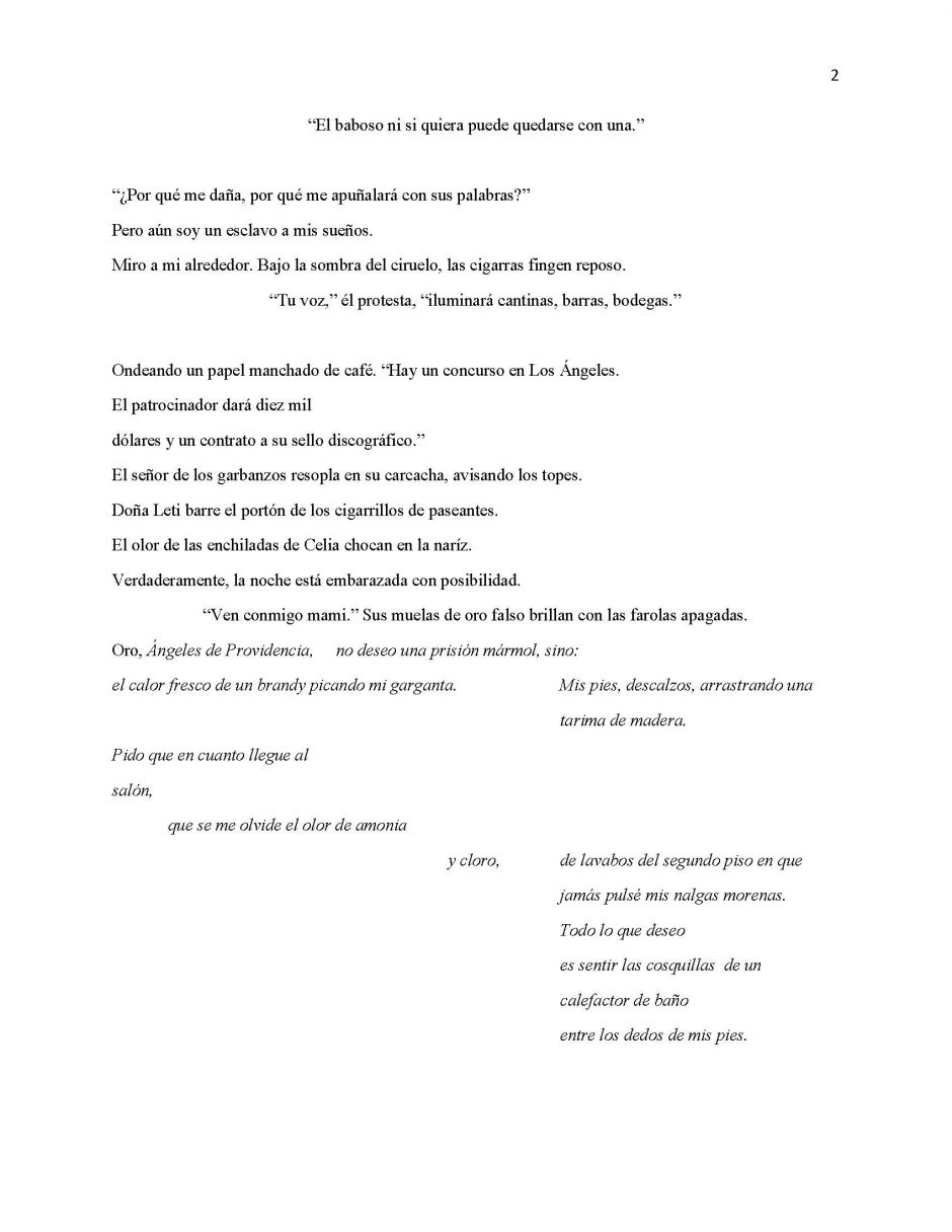 13 Ways of Looking at Paloma Negra, page 2