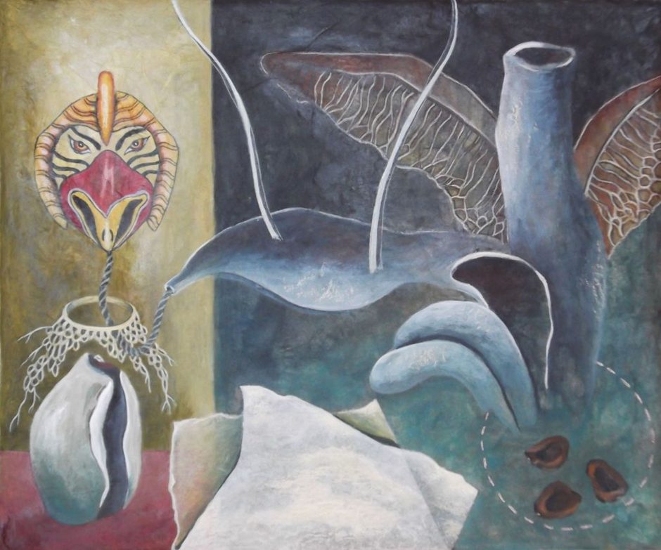 Abstract painting by Linda Laino