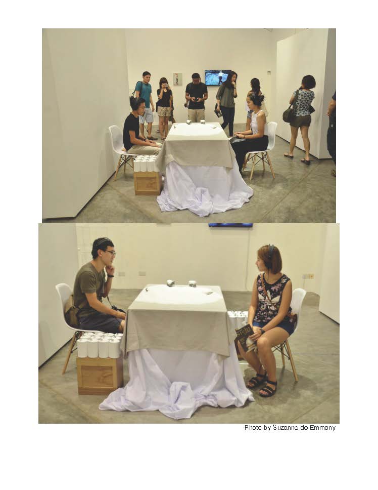 Other participants taking part in the dining room experiment