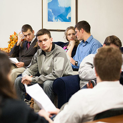 Students listen intently during a meeting of the ASUAF | UAF Photo
