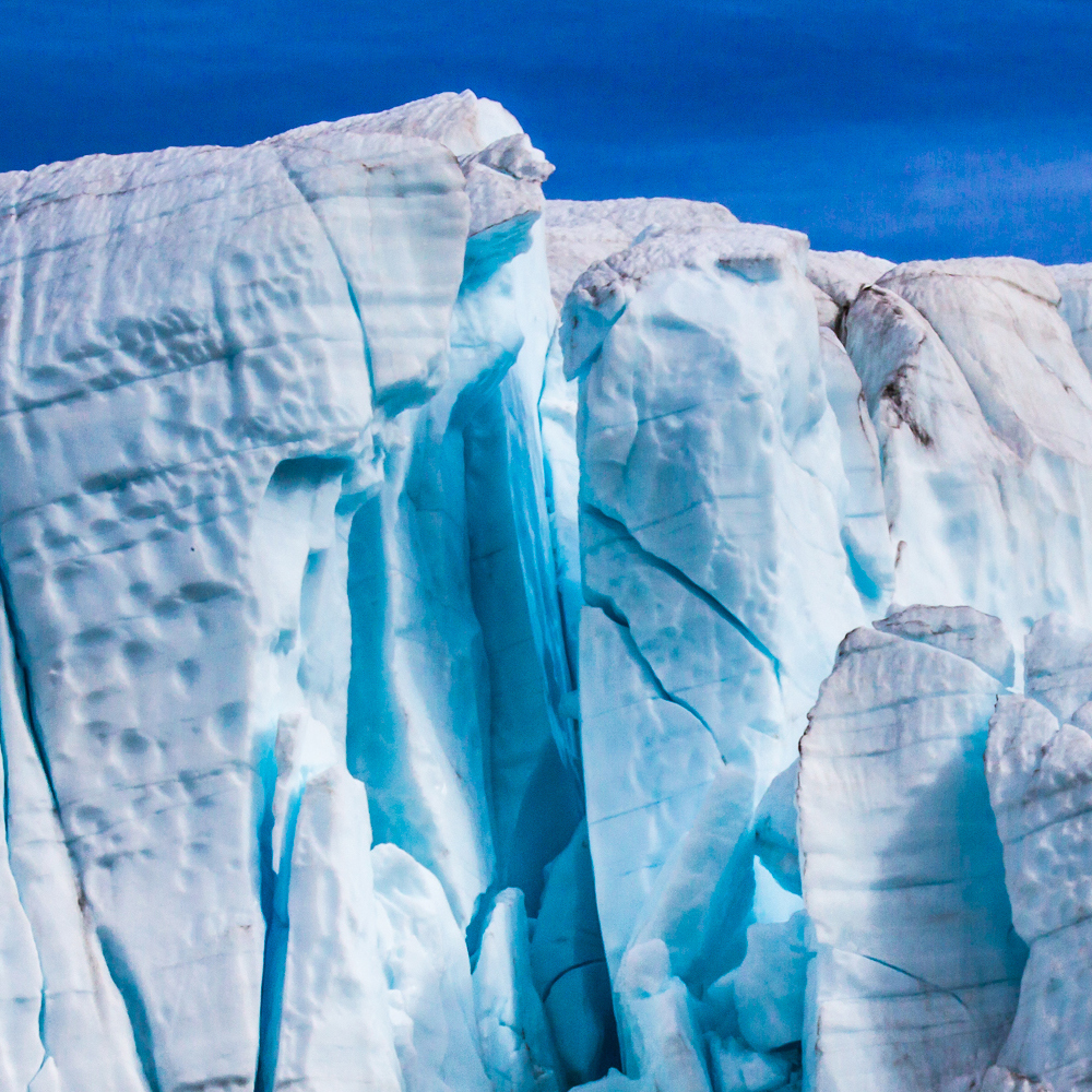 A detail photo along the lateral moraine of the Nabesna Glacier in the Wrangell-St. Elias National Park and Preserve. UAF Photo by Todd Paris
