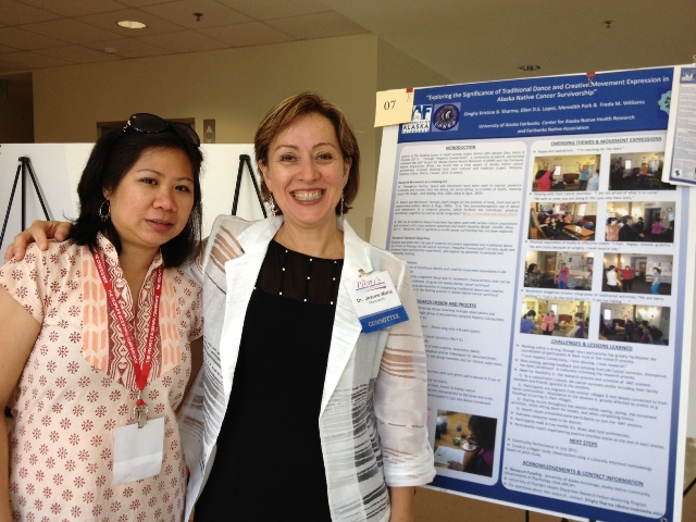 Grad student Dinghy Sharma with mentor Dr. Stacciarini. University of Florida.