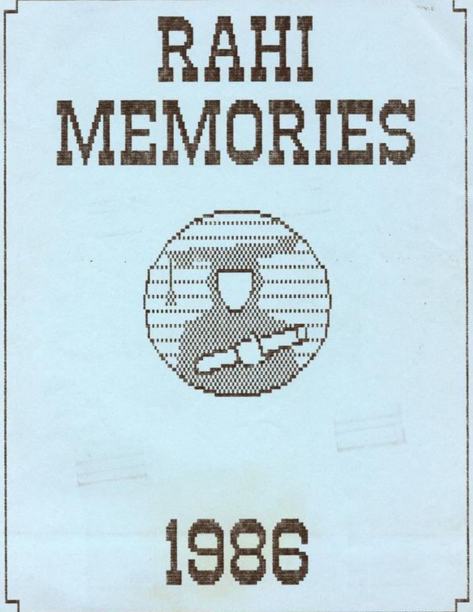 1986 Yearbook Cover