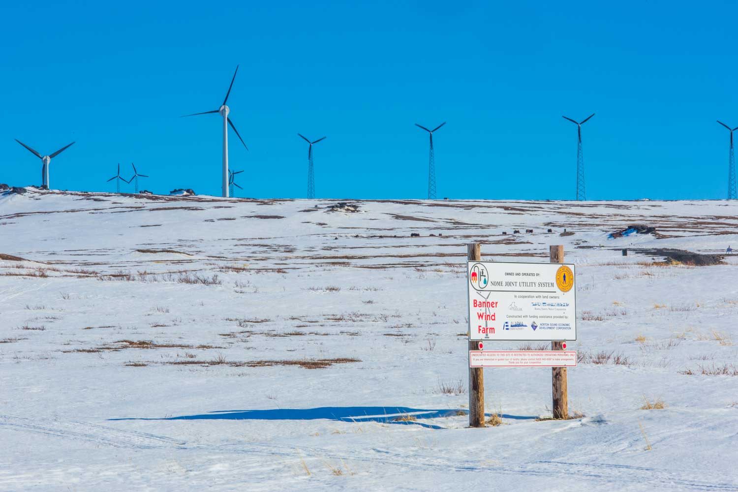 Nome Joint Utility System Banner Wind Farm