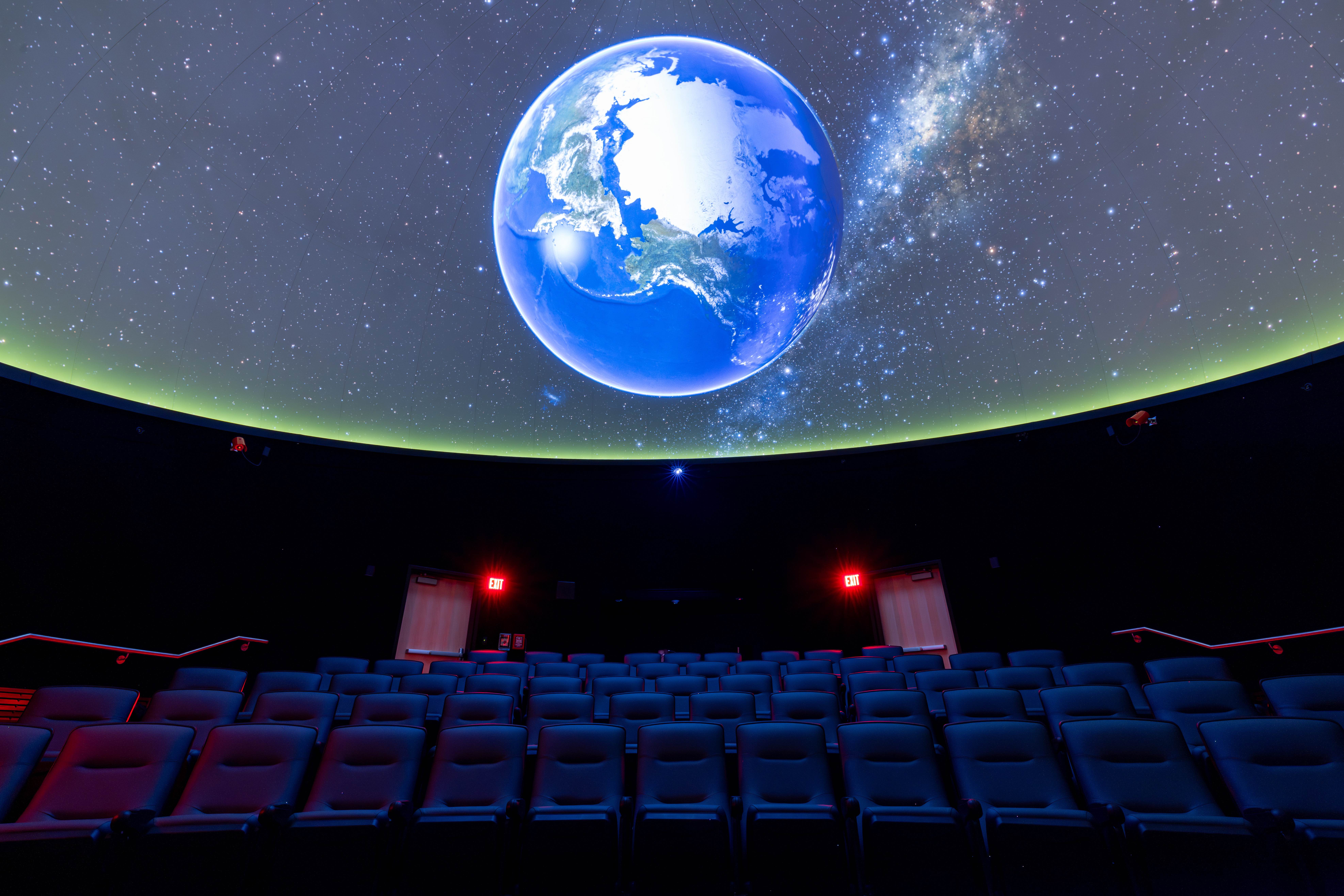 Inside of the new planetarium