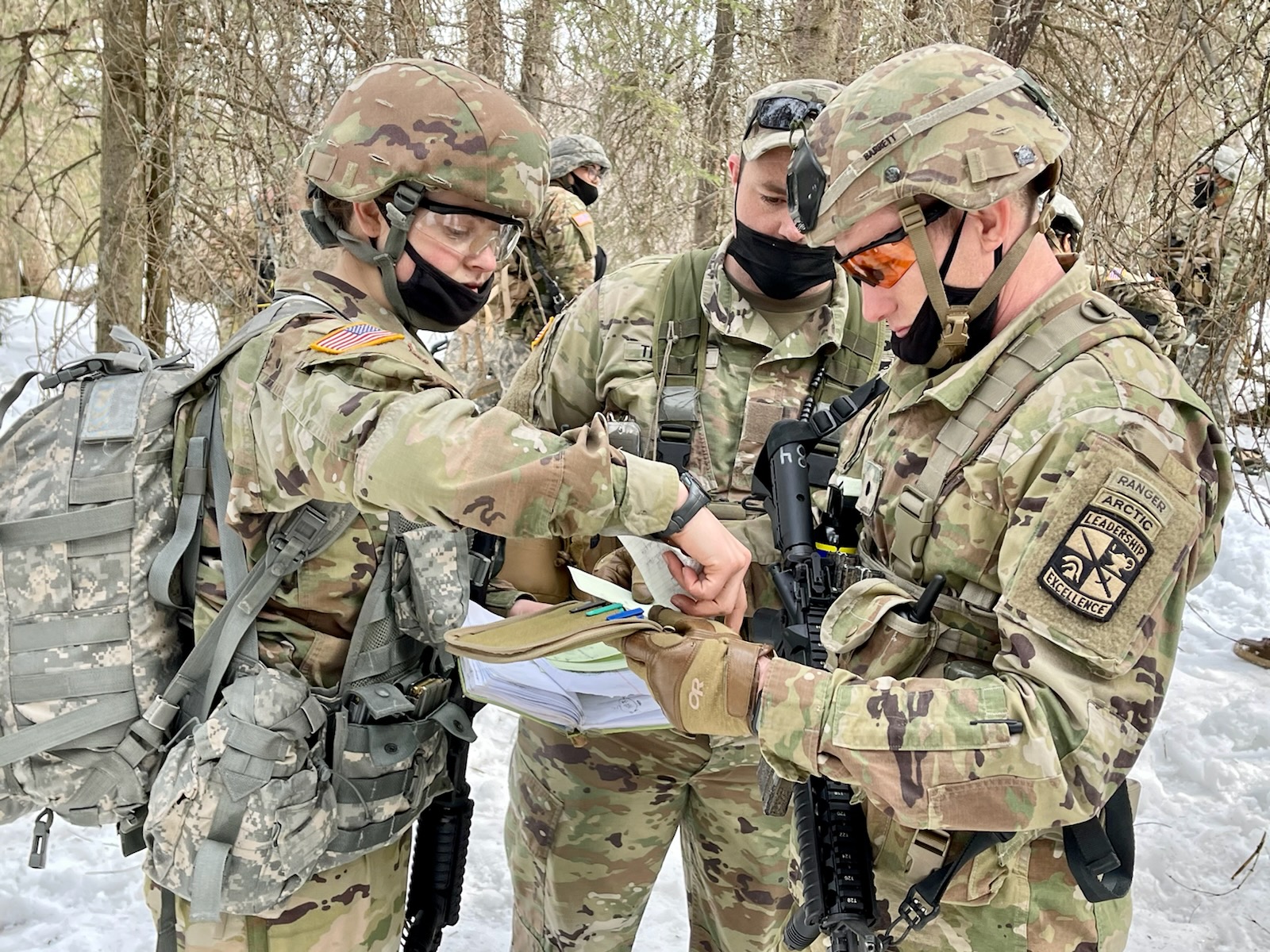 Cadets conducting tactical training