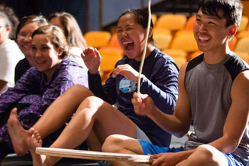 Students in audience