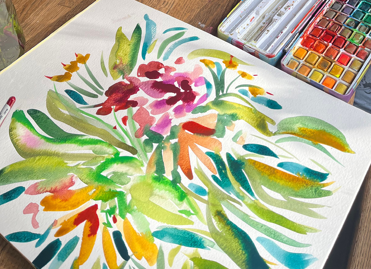 Kate Powers Underpainting