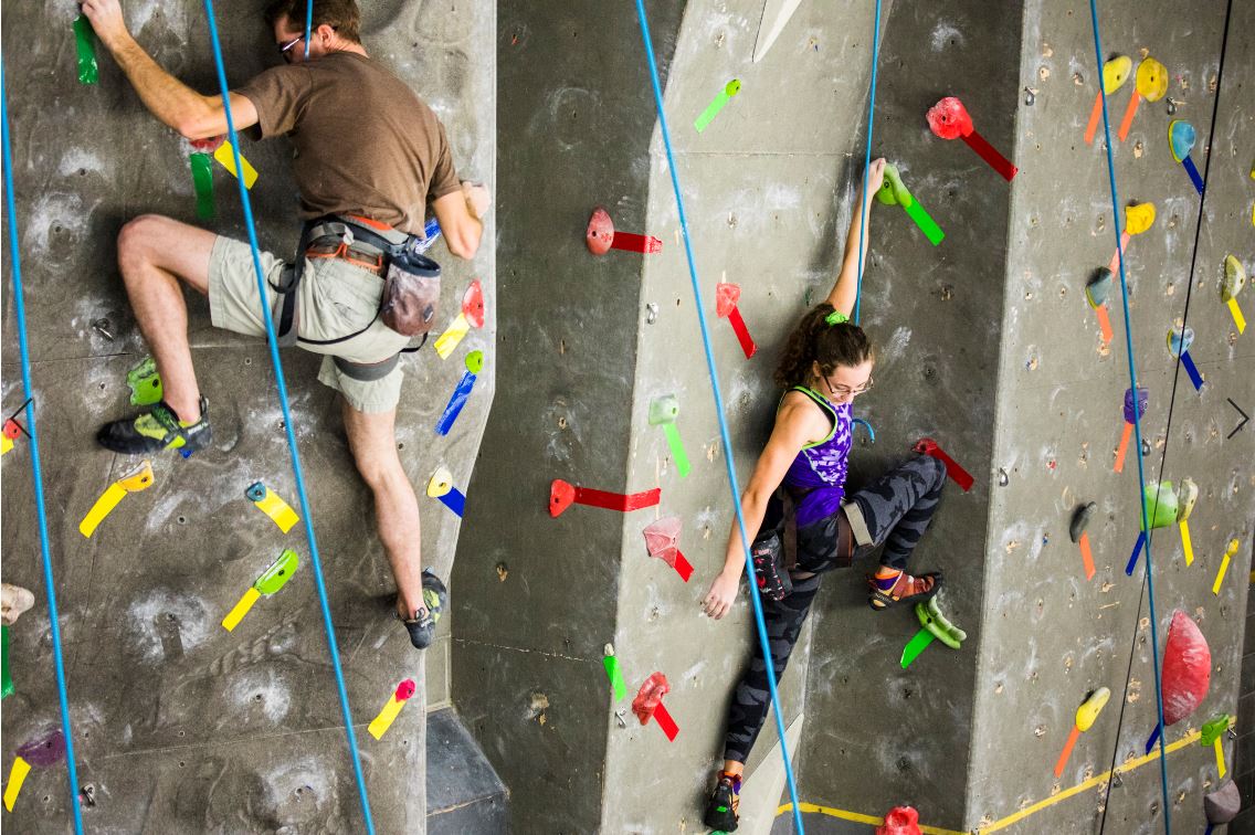 The SRC Climbing wall