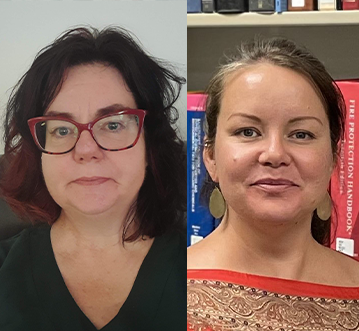 Genova Brookes Boyd, MLIS, MA, Asst. Prof. of Library Sciences and Elizabeth Dawson, MLIS, PhD Candidate, Asst. Prof. of Library Science