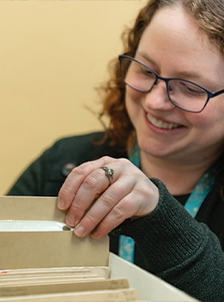 Fawn Carter, MLIS, MA, Archivist