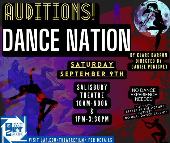 Dance Nation Audition Information with woman dancing