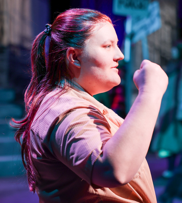 Kjrsten Colleen Schindler in STRIKE! A Musical and Dramatic Revue
