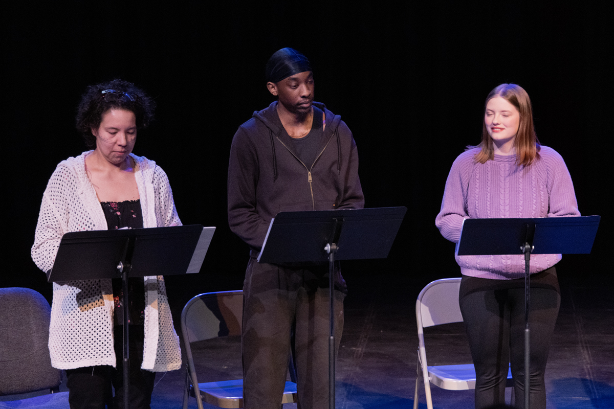 Famous For Fifteen 2025 Reader's Theatre participants. UAF Photo