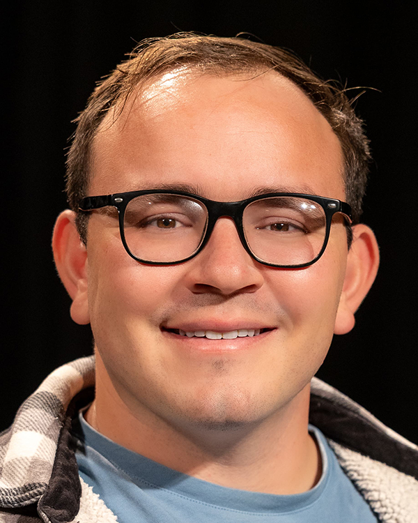 Matthew Herrera. Photo credit: Kade Mendelowitz, UAF Theatre and Film Department