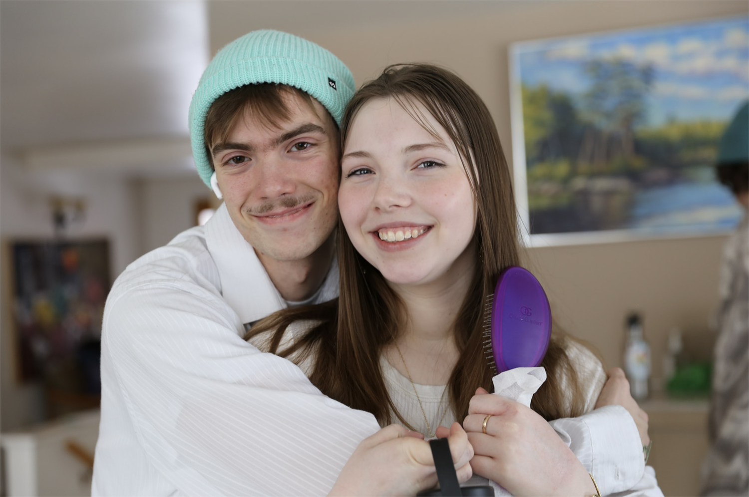 Strange Embrace BTS Cast and crew on the set of Strange Embrace. UAF Photo by Maya Salganek