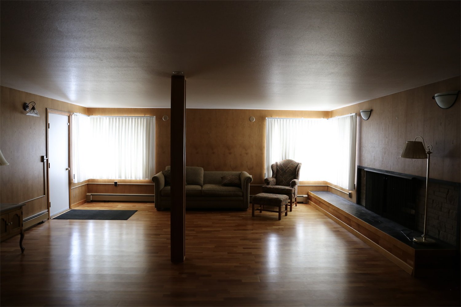 Strange Embrace BTS Empty set of Strange Embrace. UAF Photo by Maya Salganek