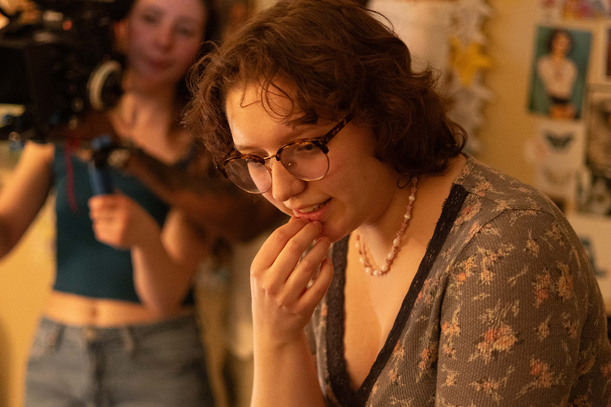 TAOS, Day 5, image 98 Taylor Kamrath on the set of The Anatomy of Sound. Photo credit: Eric Marshall