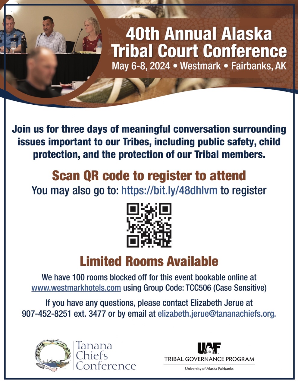 2024 Tribal Court Conference Flyer