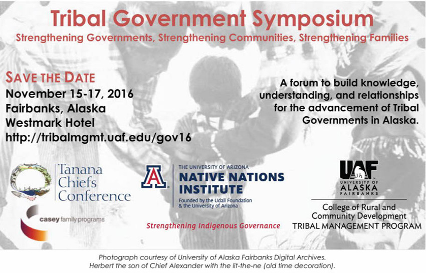 Tribal Governance Symposium 2016