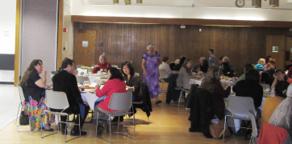 Guest speaker Dr. Carol Gold pictured in center