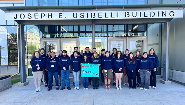 A group of students at Upward Bound