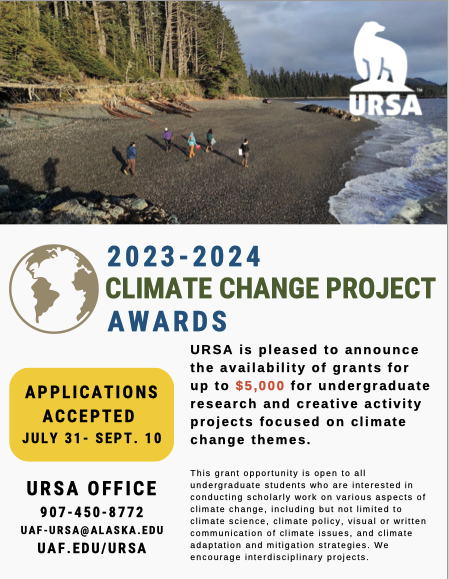 Flyer for Climate Awards