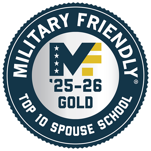 25-26 Top 10 Spouse School Military Friendly Gold Badge