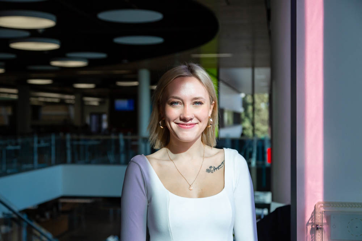 Kennedy Atlee. UAF photo by Sarah Manriquez